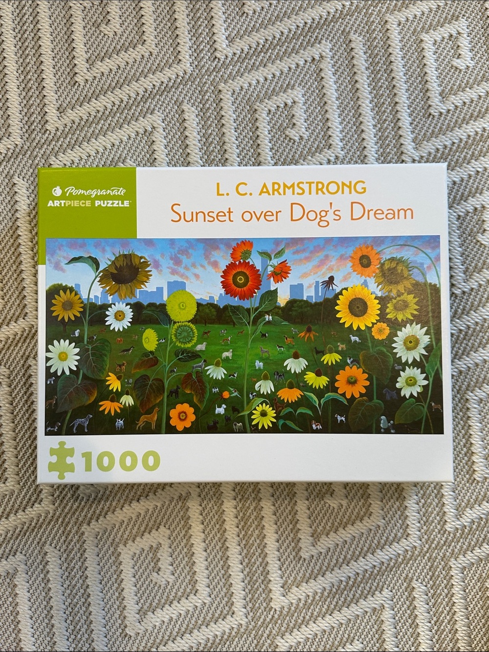 Pomegranate- L. C. Armstrong: Sunset over Dog's Dream 1000 Piece Puzzle